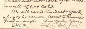 S. L. Clemens Signature