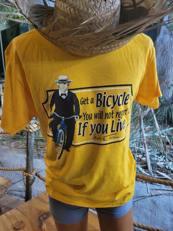 Mark Twain Bicycle T-Shirt