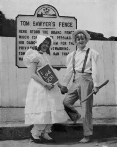1956-57 Tom Sawyer and Becky Thatcher - Chris Winkler and Perva Lou Smith