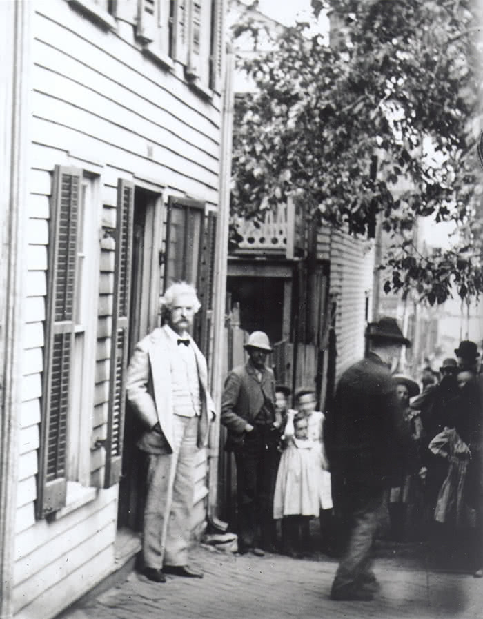 Mark Twain at Boyhood Home in Hannibal, MO